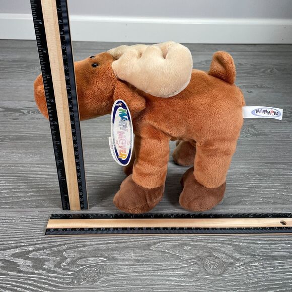 Mary Meyer Mugsy Moose Plush Brown Floppy Wildlife Forest Stuffed Animal NEW - Picture 12 of 12
